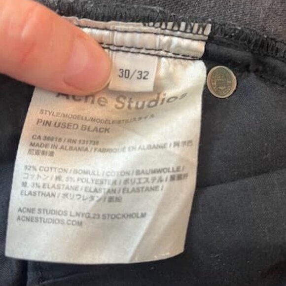 Acne Studios Skinny black jeans - Picture 4 of 8